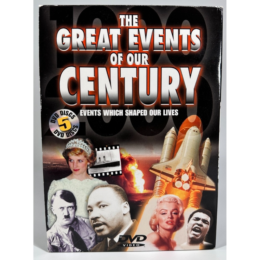 DVD BOX SET The Great Events of Our Century 5 Disk Events Which Shaped Our Lives